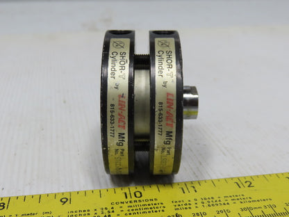 Lin-Act STCC-1.5x.25-4 1-3/4" Bore 1/4" Stroke Double Acting Cylinder