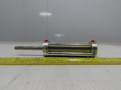 Bimba FOD-022-3FM Flat-1 5/8" Bore 2" Double Ended Stroke 1/4" Rod Air Cylinder