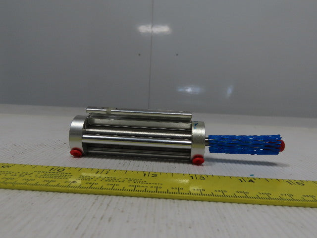 Bimba FOD-022-3FM Flat-1 5/8" Bore 2" Double Ended Stroke 1/4" Rod Air Cylinder