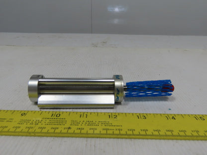 Bimba FOD-022-3FM Flat-1 5/8" Bore 2" Double Ended Stroke 1/4" Rod Air Cylinder