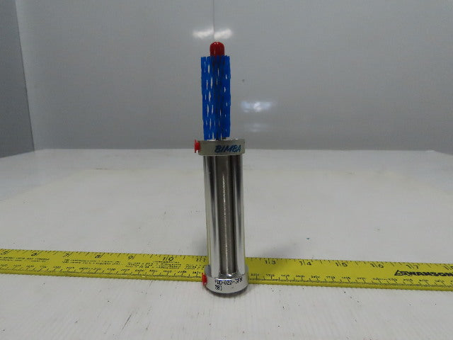Bimba FOD-022-3FM Flat-1 5/8" Bore 2" Double Ended Stroke 1/4" Rod Air Cylinder