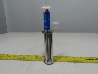 Bimba FOD-022-3FM Flat-1 5/8" Bore 2" Double Ended Stroke 1/4" Rod Air Cylinder