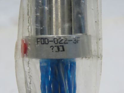Bimba FOD-022-3F Flat-1 9/16" Bore 2" Double Ended Stroke 1/4" Rod Air Cylinder