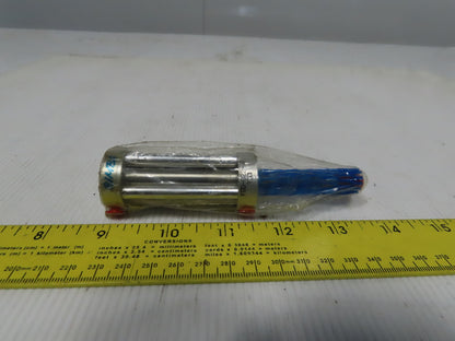 Bimba FOD-022-3F Flat-1 9/16" Bore 2" Double Ended Stroke 1/4" Rod Air Cylinder