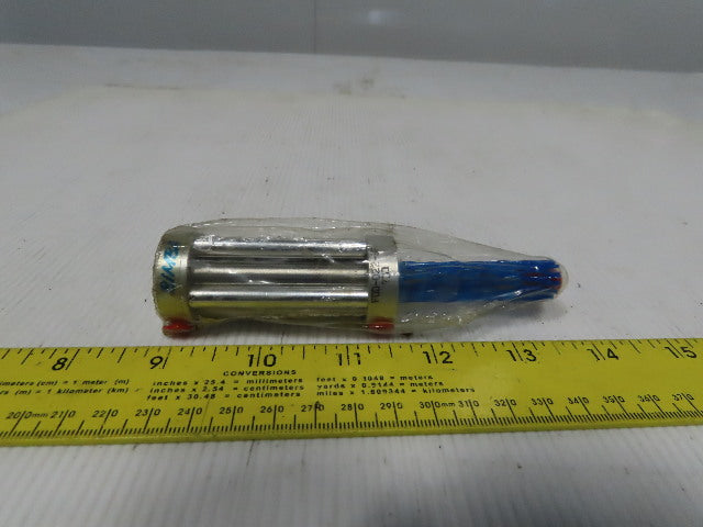 Bimba FOD-022-3F Flat-1 9/16" Bore 2" Double Ended Stroke 1/4" Rod Air Cylinder