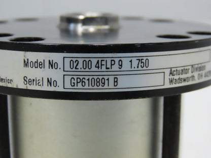 Parker 02.00 4FLP9 1.750 2-1/4" Bore 1-3/4" Stroke 3/4" Rod Air Cylinder