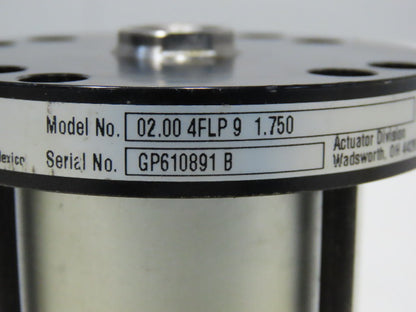 Parker 02.00 4FLP9 1.750 2-1/4" Bore 1-3/4" Stroke 3/4" Rod Air Cylinder