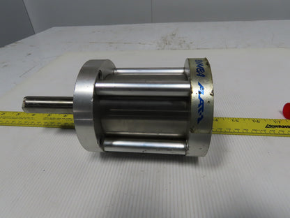 Bimba Flat-1 2-9/16" Bore 3" Double Ended Stroke 3/4" Rod Air Cylinder