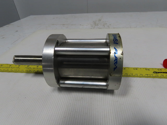 Bimba Flat-1 2-9/16" Bore 3" Double Ended Stroke 3/4" Rod Air Cylinder