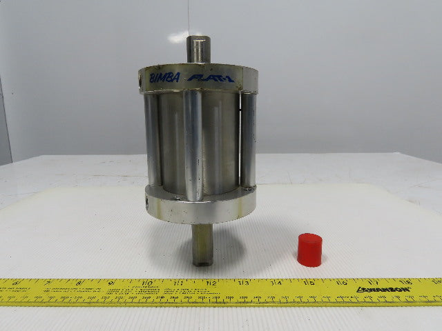 Bimba Flat-1 2-9/16" Bore 3" Double Ended Stroke 3/4" Rod Air Cylinder