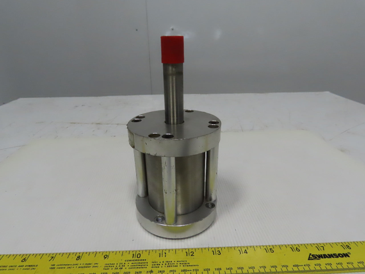 Bimba Flat-1 2-9/16" Bore 3" Double Ended Stroke 3/4" Rod Air Cylinder