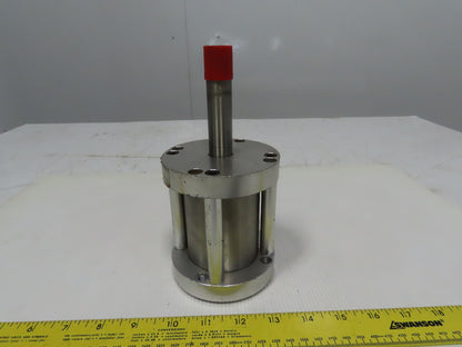 Bimba Flat-1 2-9/16" Bore 3" Double Ended Stroke 3/4" Rod Air Cylinder