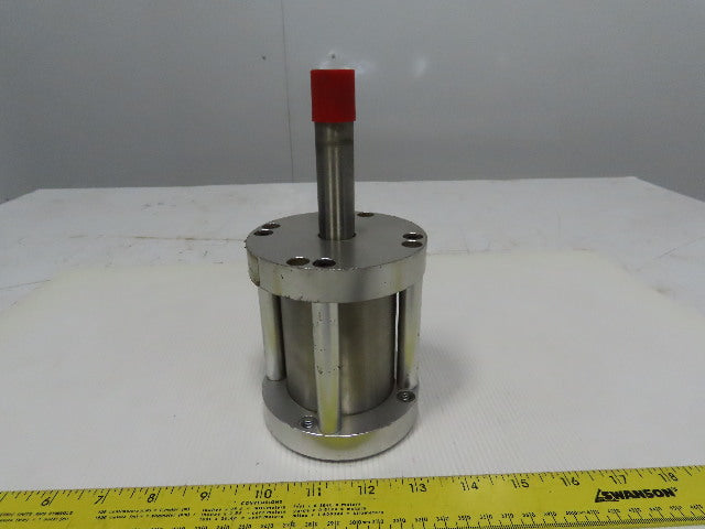 Bimba Flat-1 2-9/16" Bore 3" Double Ended Stroke 3/4" Rod Air Cylinder