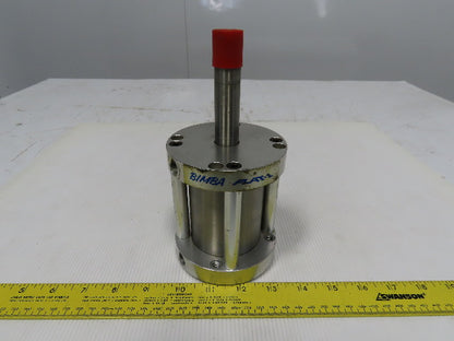 Bimba Flat-1 2-9/16" Bore 3" Double Ended Stroke 3/4" Rod Air Cylinder