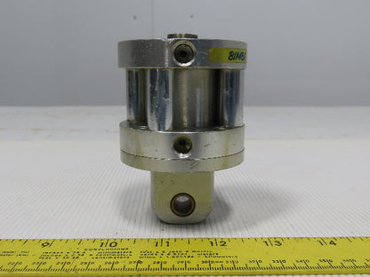 Bimba Flat-1 1-9/16" Bore 1-1/4" Stroke 5/8" Rod Clevis Mount Air Cylinder