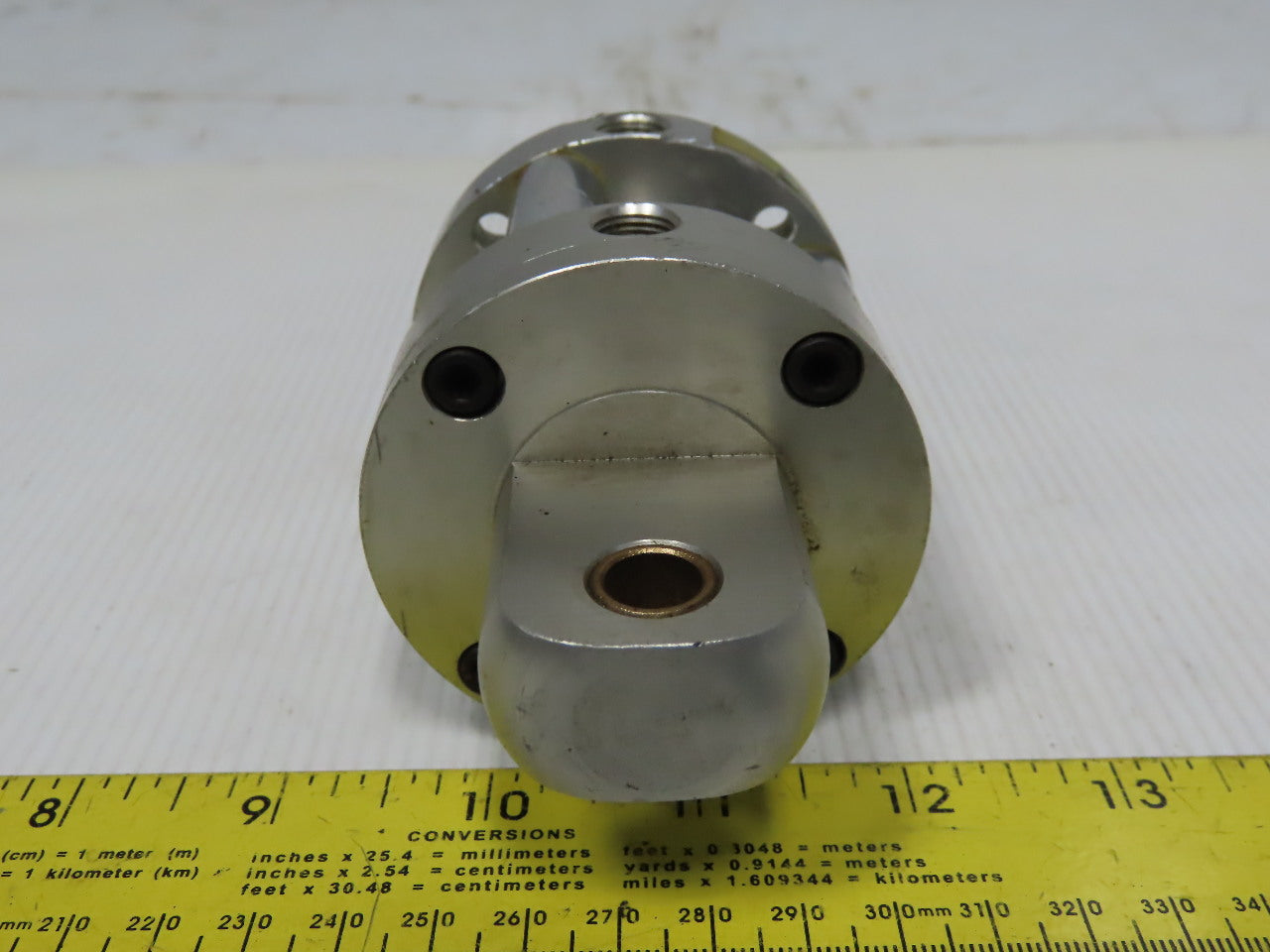 Bimba Flat-1 1-9/16" Bore 1-1/4" Stroke 5/8" Rod Clevis Mount Air Cylinder