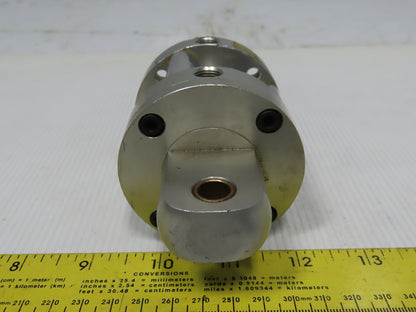 Bimba Flat-1 1-9/16" Bore 1-1/4" Stroke 5/8" Rod Clevis Mount Air Cylinder