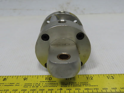 Bimba Flat-1 1-9/16" Bore 1-1/4" Stroke 5/8" Rod Clevis Mount Air Cylinder