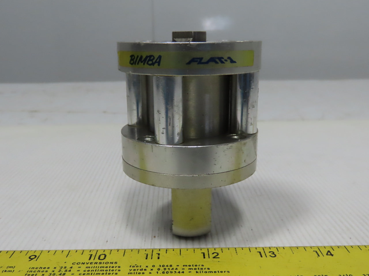 Bimba Flat-1 1-9/16" Bore 1-1/4" Stroke 5/8" Rod Clevis Mount Air Cylinder