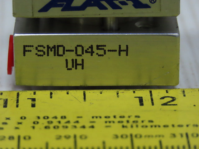 Bimba FSMD-045-H Flat-1 3/4 Bore 1/4" Double Ended Stroke 5/16" Rod Air Cylinder