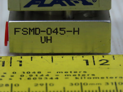 Bimba FSMD-045-H Flat-1 3/4 Bore 1/4" Double Ended Stroke 5/16" Rod Air Cylinder