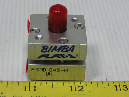Bimba FSMD-045-H Flat-1 3/4 Bore 1/4" Double Ended Stroke 5/16" Rod Air Cylinder