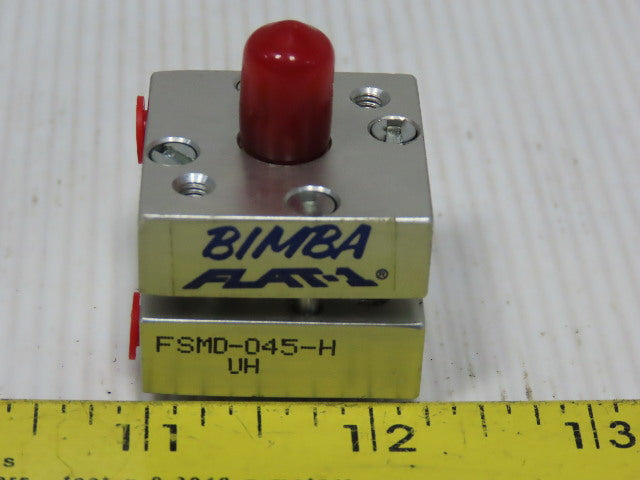 Bimba FSMD-045-H Flat-1 3/4 Bore 1/4" Double Ended Stroke 5/16" Rod Air Cylinder