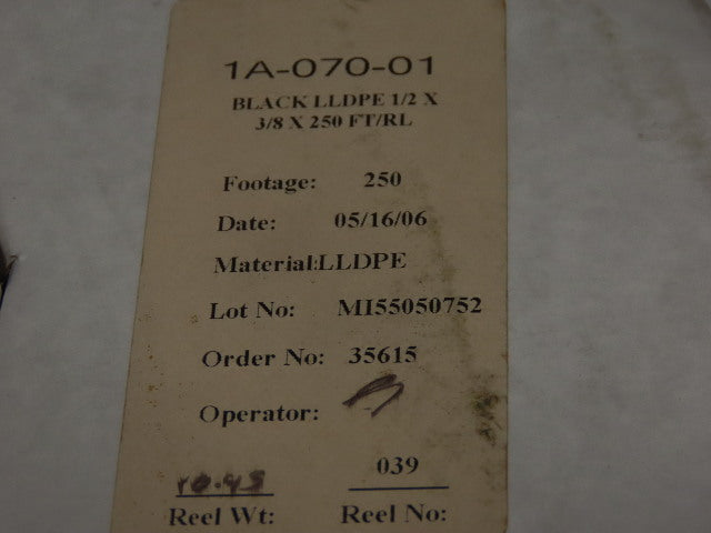 Freelin Wade 1/2" OD Coil Hose Nylon Air Hose Tubing 0.62" Wall 250'