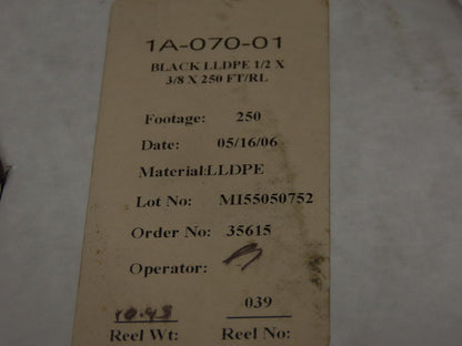 Freelin Wade 1/2" OD Coil Hose Nylon Air Hose Tubing 0.62" Wall 250'
