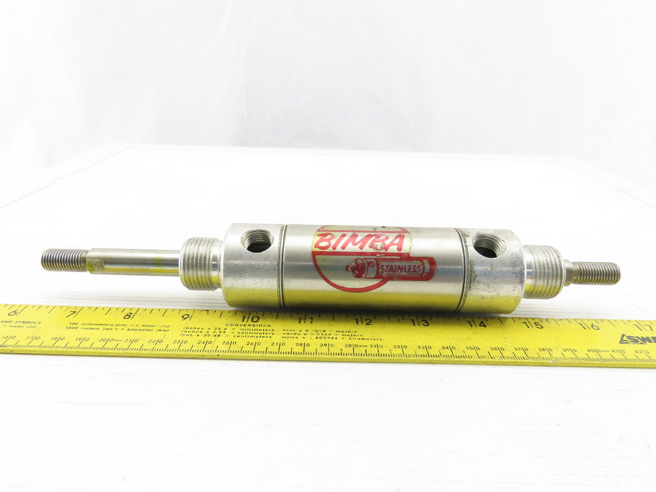 Bimba D-32314-A-1.5 1-9/16" Bore 1-3/4" Double Ended Stroke Air Cylinder