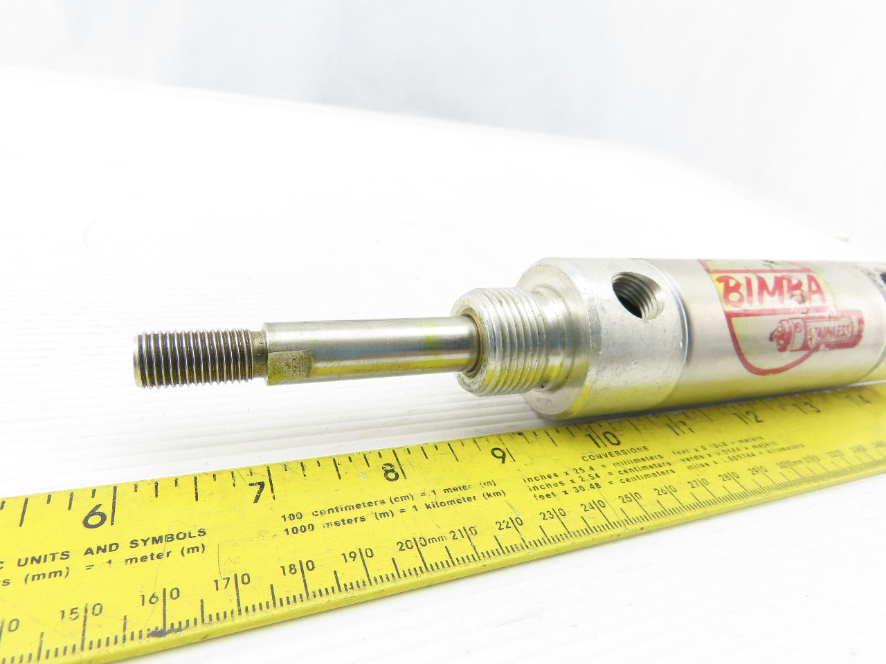 Bimba D-32314-A-1.5 1-9/16" Bore 1-3/4" Double Ended Stroke Air Cylinder
