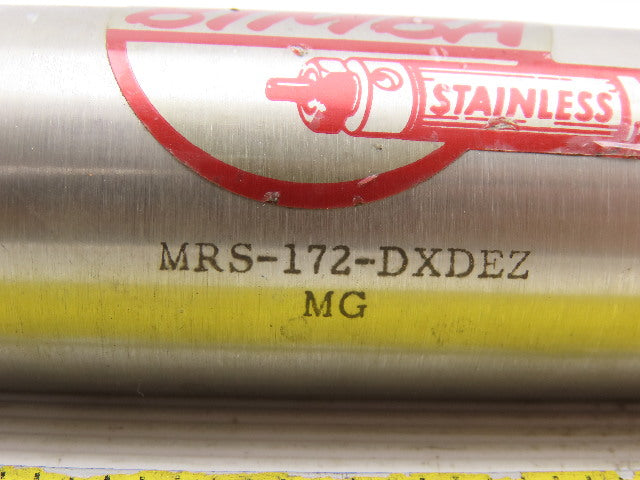 Bimba MRS-172-DXDEZ 1-9/16" Bore 2" Double Ended Stroke Air Cylinder