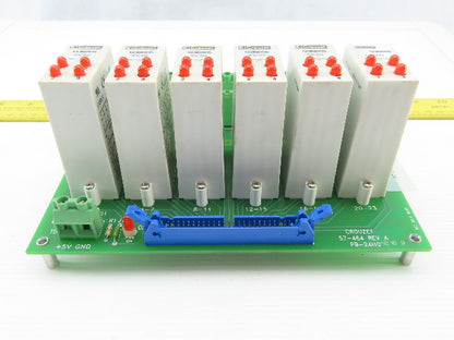 Crouzet 57-464 IDC5BQ 6 Channel I/O Chassis With 6 30VDC Output I/O Modules