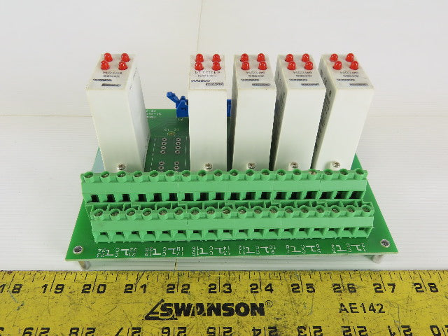 Crouzet 57-464 IDC5BQ 6 Channel I/O Chassis With 5 30VDC I/O Modules