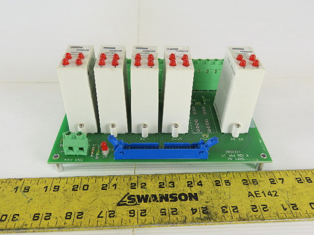 Crouzet 57-464 IDC5BQ 6 Channel I/O Chassis With 5 30VDC I/O Modules