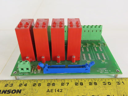 Crouzet 57-464 ODC5Q 6 Channel Output Rack With 60VDC Output Modules