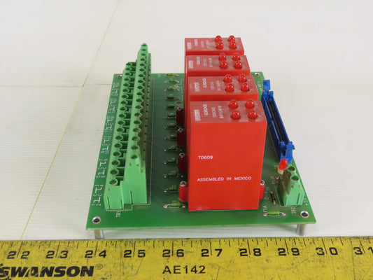 Crouzet 57-464 ODC5Q 6 Channel Output Rack With 60VDC Output Modules