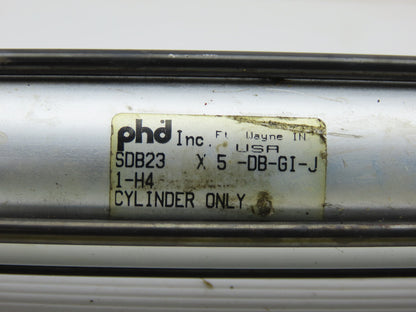 PHD SDB23 x 5-DB-GI-J1-H4 1-1/4" Bore 6-1/4" Stroke Tie Rod Double Acting Cylinder
