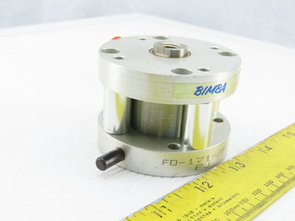 Bimba FO-171-2R Flat-1 1-9/16" Bore 1" Stroke Trunnion Mount Air Cylinder