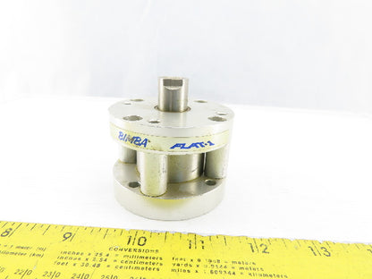 Bimba Flat-1 1-1/2" Bore 1/2" Spring Extend Reverse Stroke Air Cylinder
