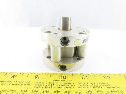 Bimba Flat-1 1-1/2" Bore 1/2" Spring Extend Reverse Stroke Air Cylinder