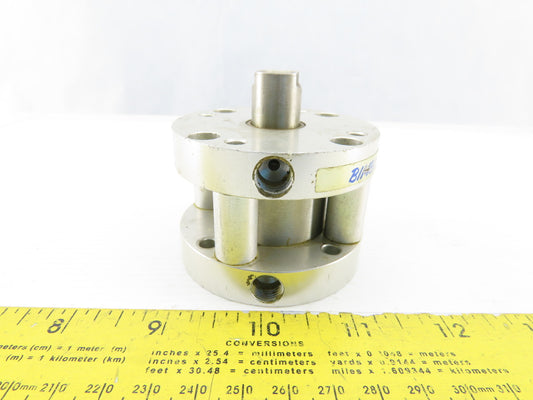 Bimba Flat-1 1-1/2" Bore 1/2" Spring Extend Reverse Stroke Air Cylinder