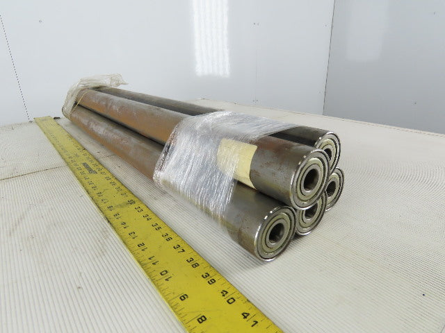 34-3/4" Face 34-3/4" BF 2.19 OD 3/4" Bearing Bore Gravity Roller Lot Of 5
