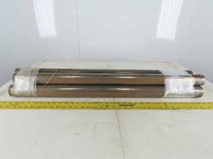 34-3/4" Face 34-3/4" BF 2.19 OD 3/4" Bearing Bore Gravity Roller Lot Of 5