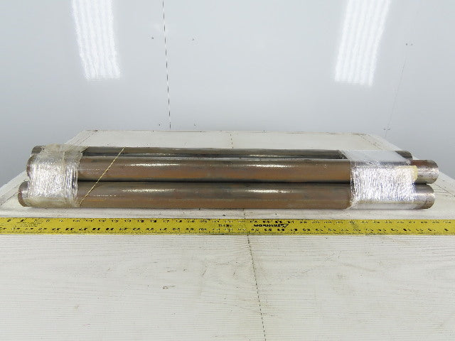 34-3/4" Face 34-3/4" BF 2.19 OD 3/4" Bearing Bore Gravity Roller Lot Of 5