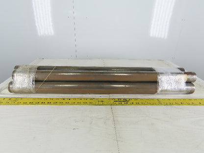 34-3/4" Face 34-3/4" BF 2.19 OD 3/4" Bearing Bore Gravity Roller Lot Of 5