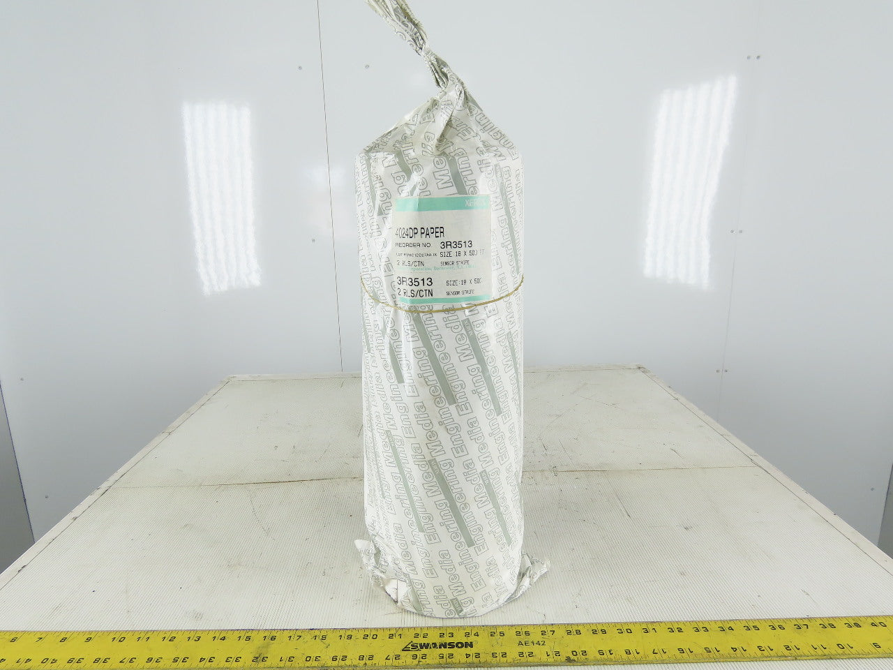 Xerox 4024DP Paper 18" x 500' Sensor Stripe Printer Paper Roll