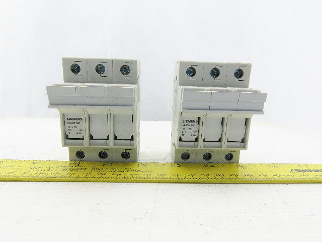 Siemens 3NW7 031 3 Pole 600V 30A Fuse Holder Lot of 2