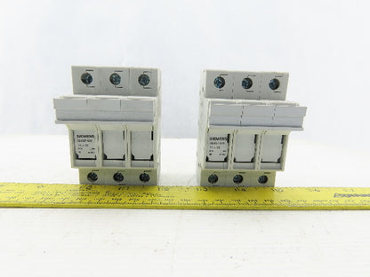 Siemens 3NW7 031 3 Pole 600V 30A Fuse Holder Lot of 2