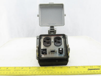 Mencom NEMA 4 Enclosure Panel Mount Terminal Programming Port
